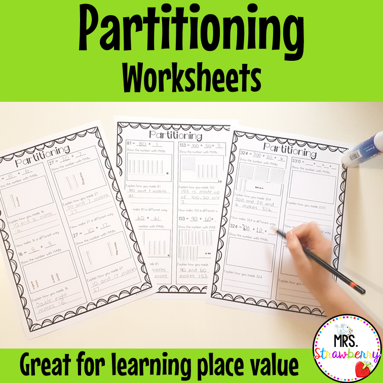 place-value-partitioning-worksheets-mrs-strawberry