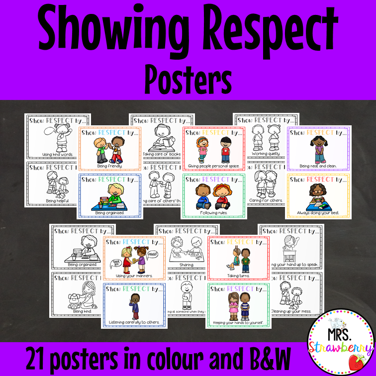 Respect Posters For Kids
