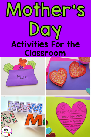 Mother's Day Activities For the Classroom - Mrs. Strawberry