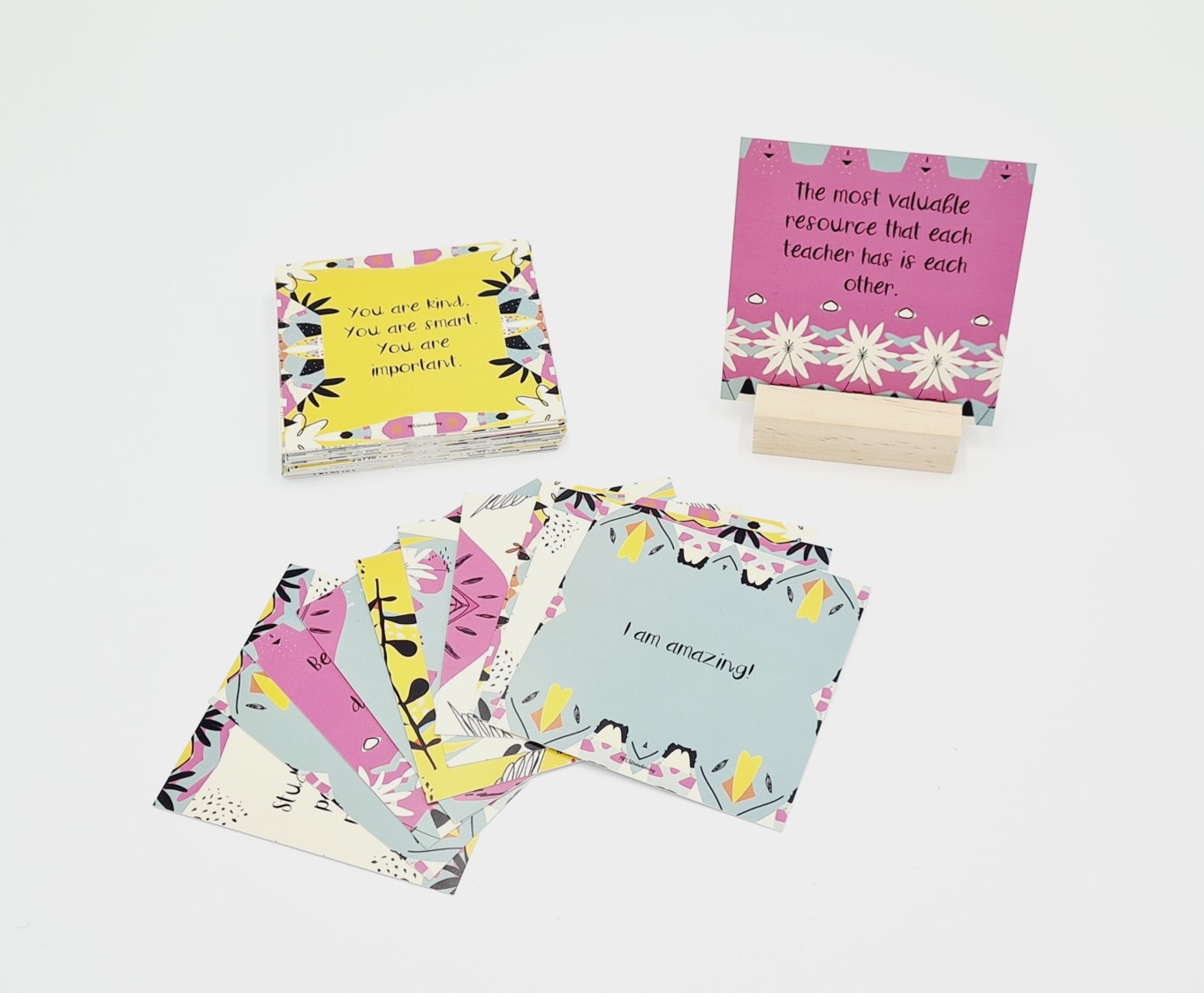 Teacher Affirmation Cards - Eccentric Set - Mrs. Strawberry